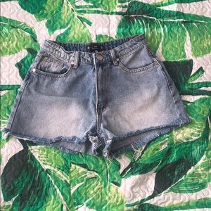 Missguided High Waisted Mom Shorts (2)